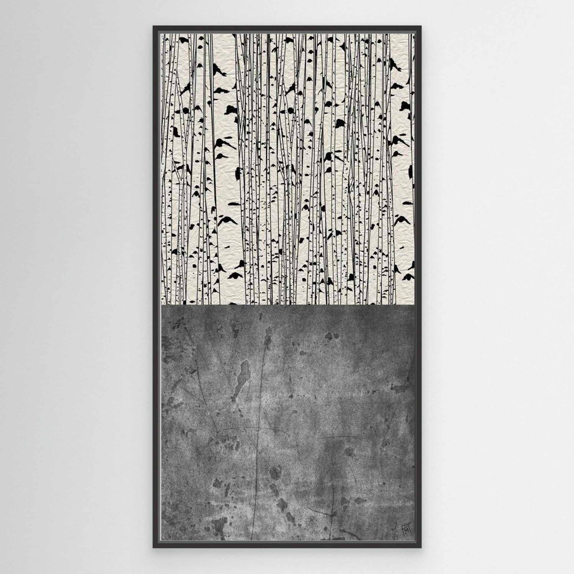 In a Deep and Dark December - Canvas Print