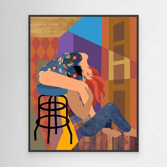 Barstool Etiquette - Canvas Print