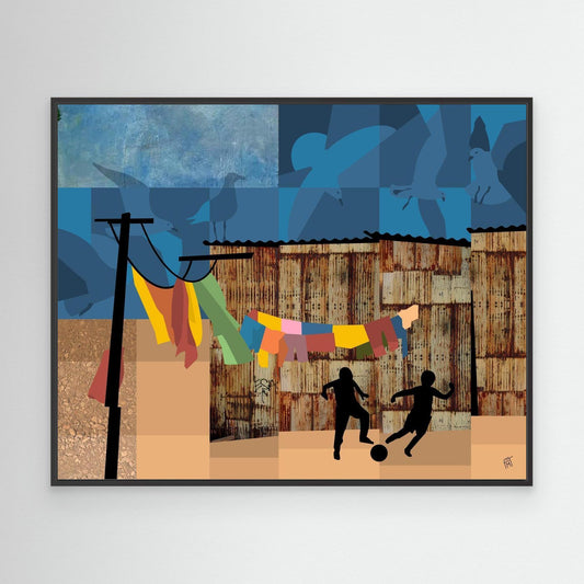 Wash Day Scrimmage - Canvas Print